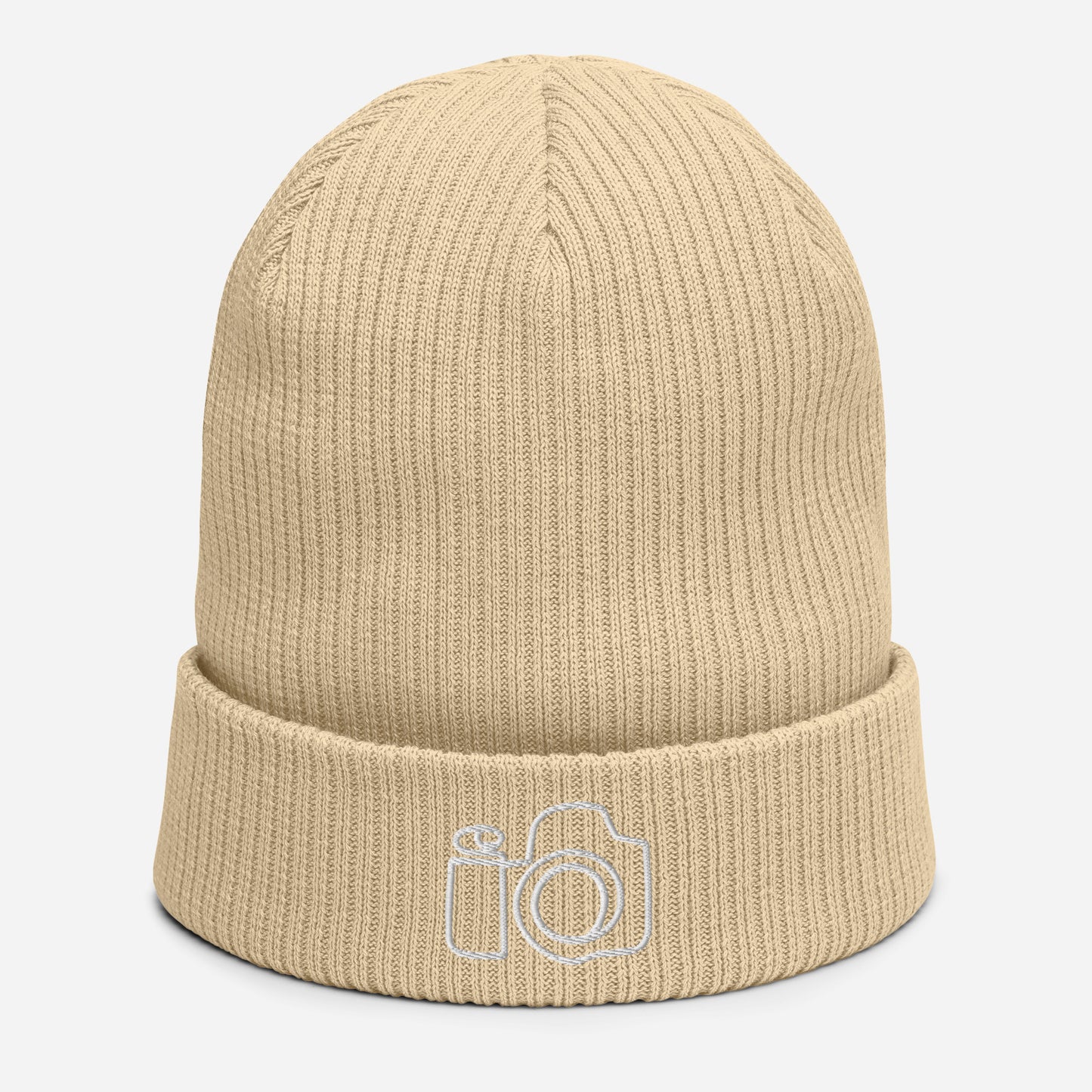 Organic ribbed beanie